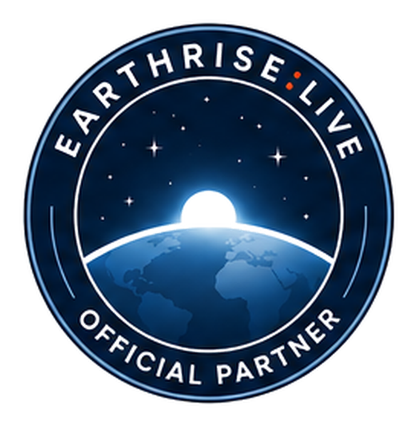 Earthrise:Live Official Partner badge